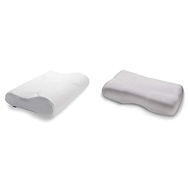 TEMPUR Original Schlafkissen, ergonomisches Nackenstützkissen für Seiten- und Rückenschläfer, Weiß, (31 x 50 x 11,5/8,5 cm) Jersey-Bezug für SCHLAFKISSEN Millennium/Original S/M/L/XL weiß im Sale